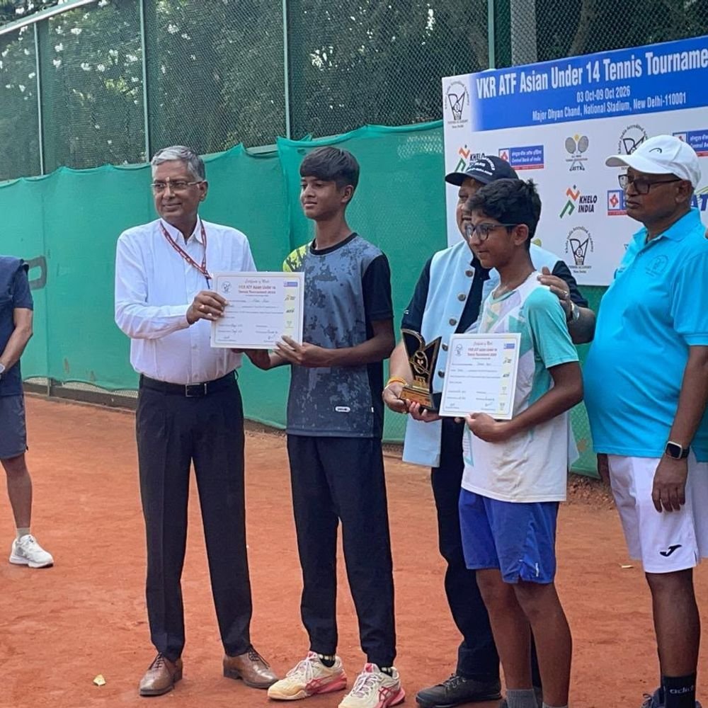 प्रयागराज के हारिस ने एशियन U-14 टेनिस में जीता रजत:दिल्ली में हुई प्रतियोगिता में युगल वर्ग में शहर को दिलाया सम्मान