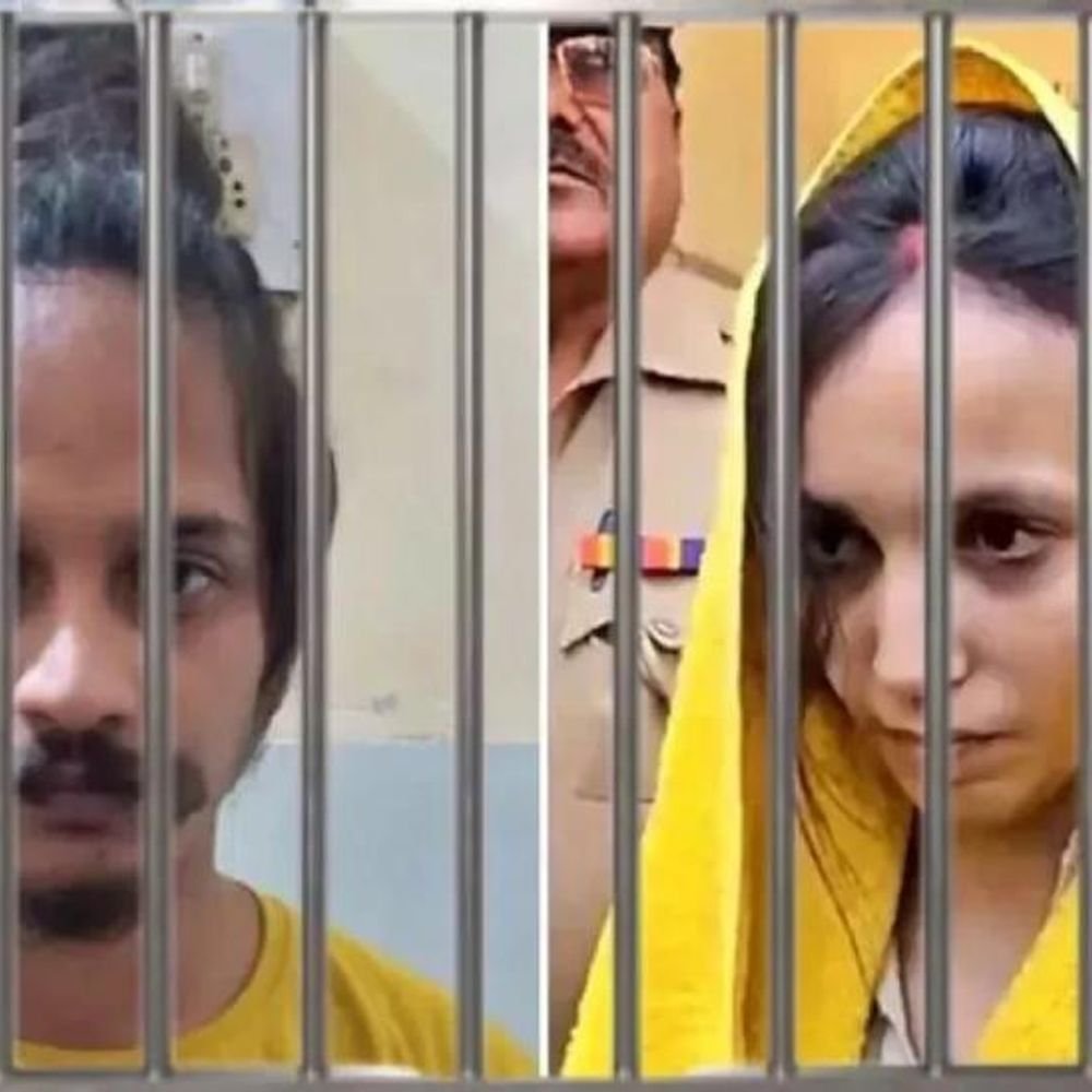 जिला कारागार में पूरी रात करवट बदलते रहे साहिल-मुस्कान:दोनों ने नहीं खाया खाना, साहिल सजायाफ्ता कैदियों की बैरक में पहुंचा, मुस्कान रोती रही