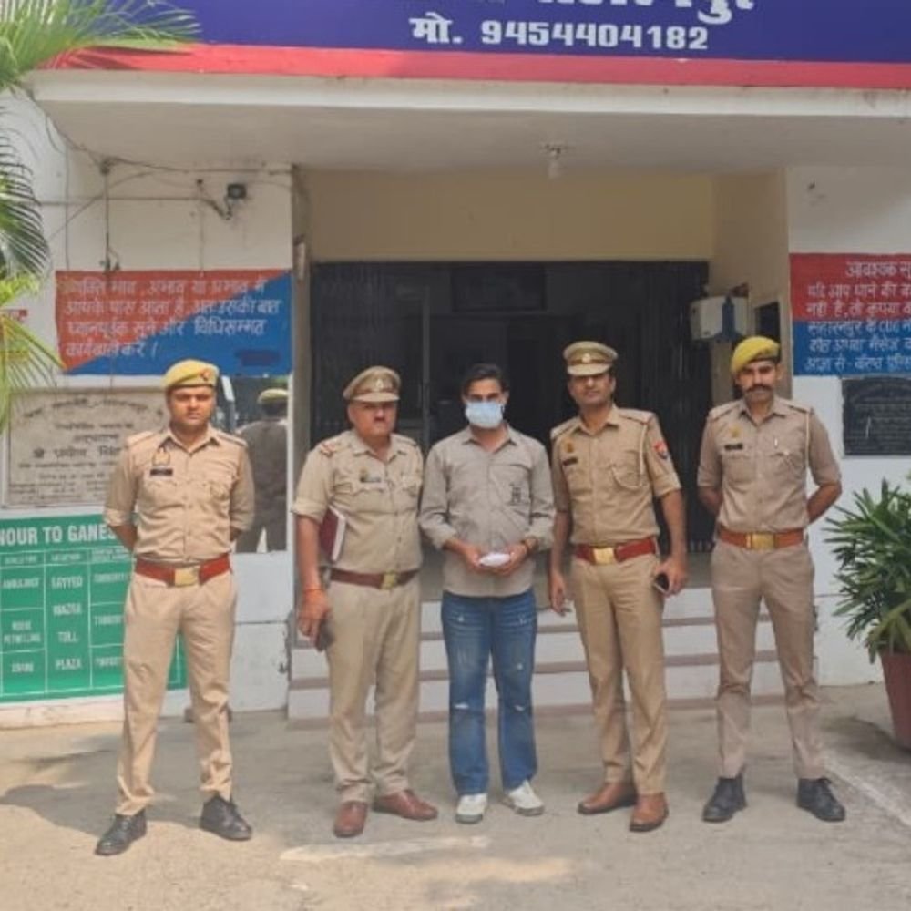 सहारनपुर में 284 ग्राम स्मैक के साथ तस्कर गिरफ्तार:पुलिस ने कीमत 56.80 लाख रुपए बताई; नेटवर्क की तलाश में जुटी टीम