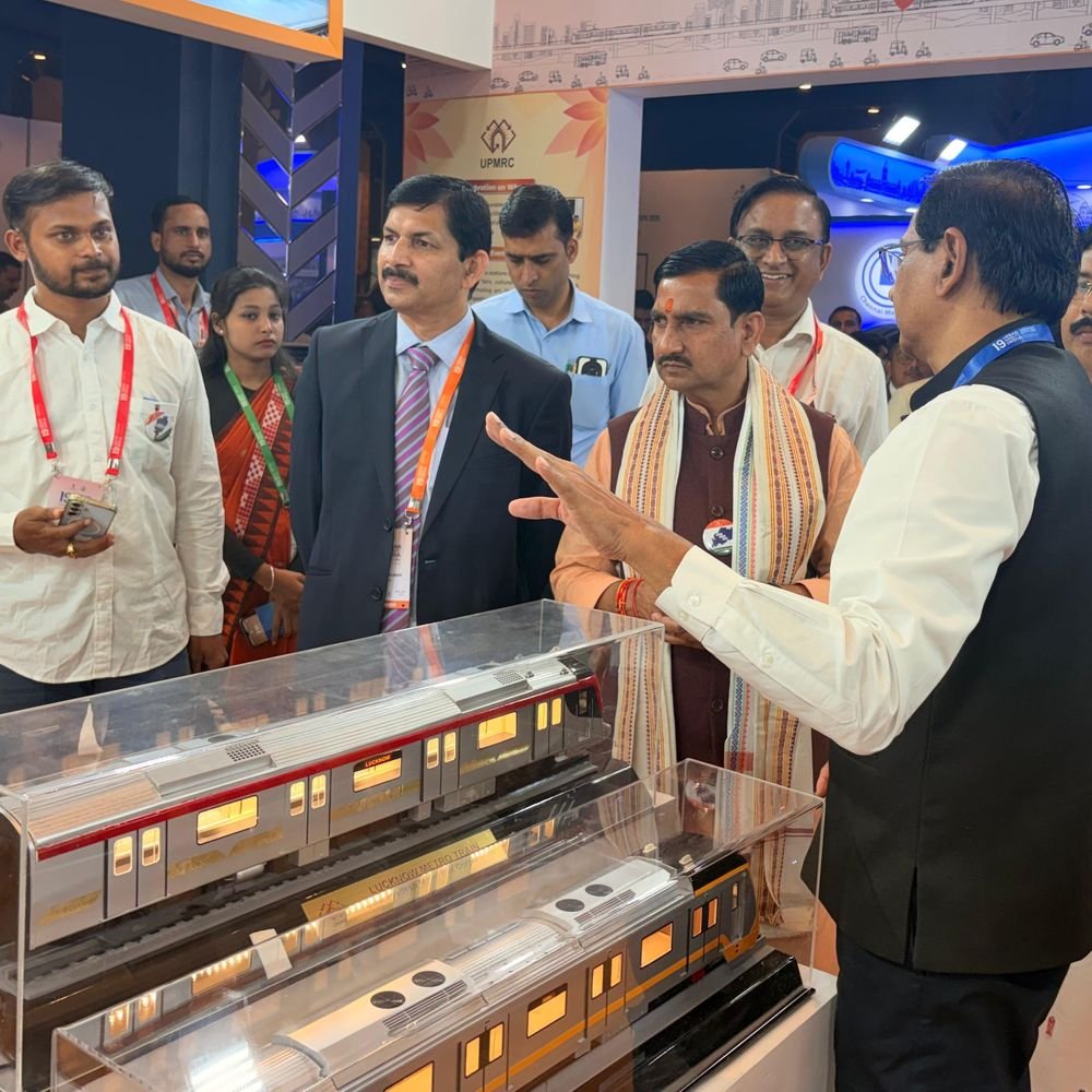 ओडिशा के भुवनेश्वर में 19वा अर्बन मोबिलिटी इंडिया कॉन्फ्रेंस:लखनऊ, कानपुर और आगरा मेट्रो के ट्रेन मॉडल आकर्षण का केंद्र बने
