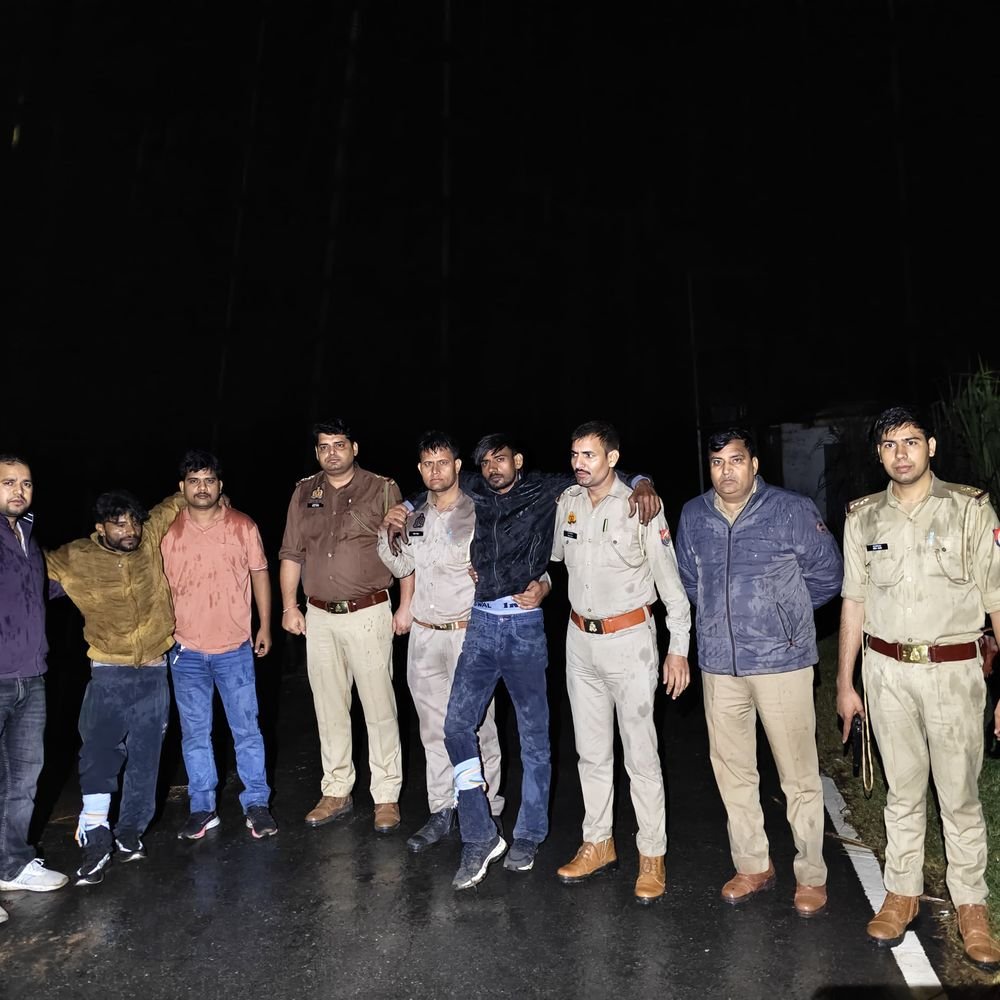 कुख्यात सरिया गैंग लीडर कलीम बिहारी की पुलिस से मुठभेड़:मुज़फ़्फ़रनगर में अल सुबह एनकाउंटर में दो बदमाशों को लगी गोली, रजिस्टर्ड गैंग के चार सदस्य गिरफ्तार