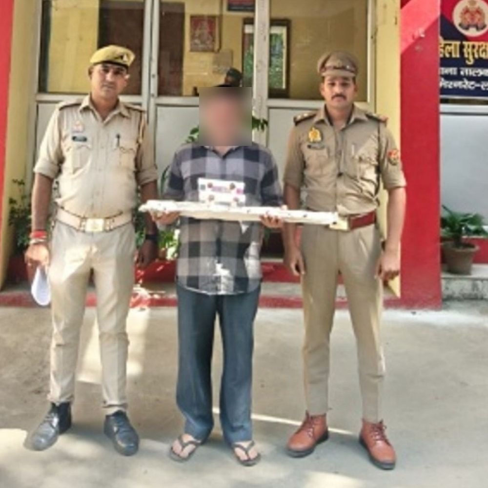 लखनऊ में डॉगी को गोली मारने वाला सिक्योरिटी गार्ड गिरफ्तार:लाइसेंसी बंदूक से किया था फायर, सीसीटीवी फुटेज से हुई पहचान