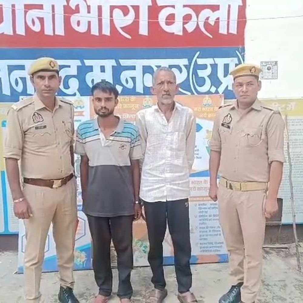 मुजफ्फरनगर में पुजारी हत्याकांड में पिता–पुत्र गिरफ्तार:बेटे की जगह बेटी पैदा होने से नाराज थे, पड़ोसी को फंसाने के लिए छोड़े थे फोटो