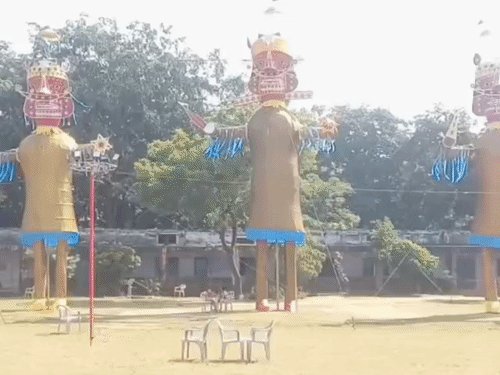 मॉडल टाउन में 70वां दशहरा मेला:शाम को निकलेगी भव्य राजगद्दी शोभायात्रा, विभाजन के समय से चली आ रही परंपरा