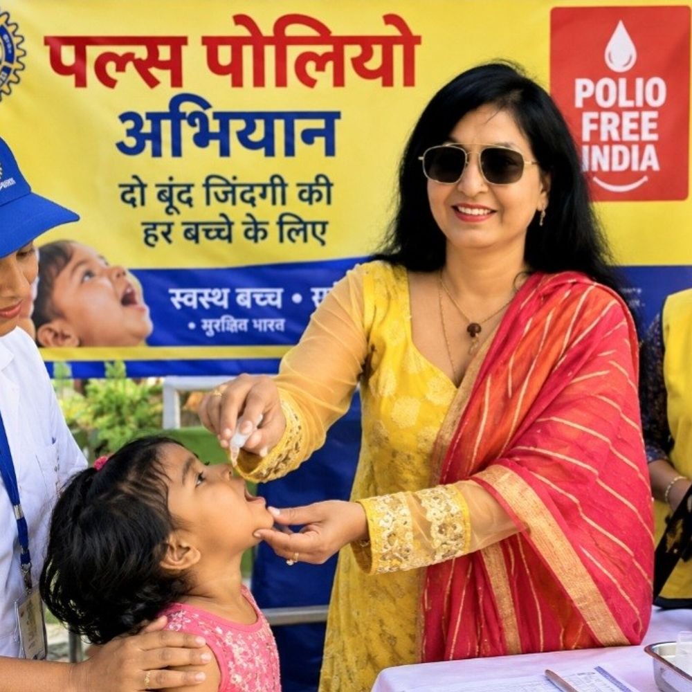 पोलियो उन्मूलन के लिए जागरूकता कार्यक्रम:विश्व पोलियो दिवस पर बच्चों को पिलाई गई पोलियो ड्रॉप्स