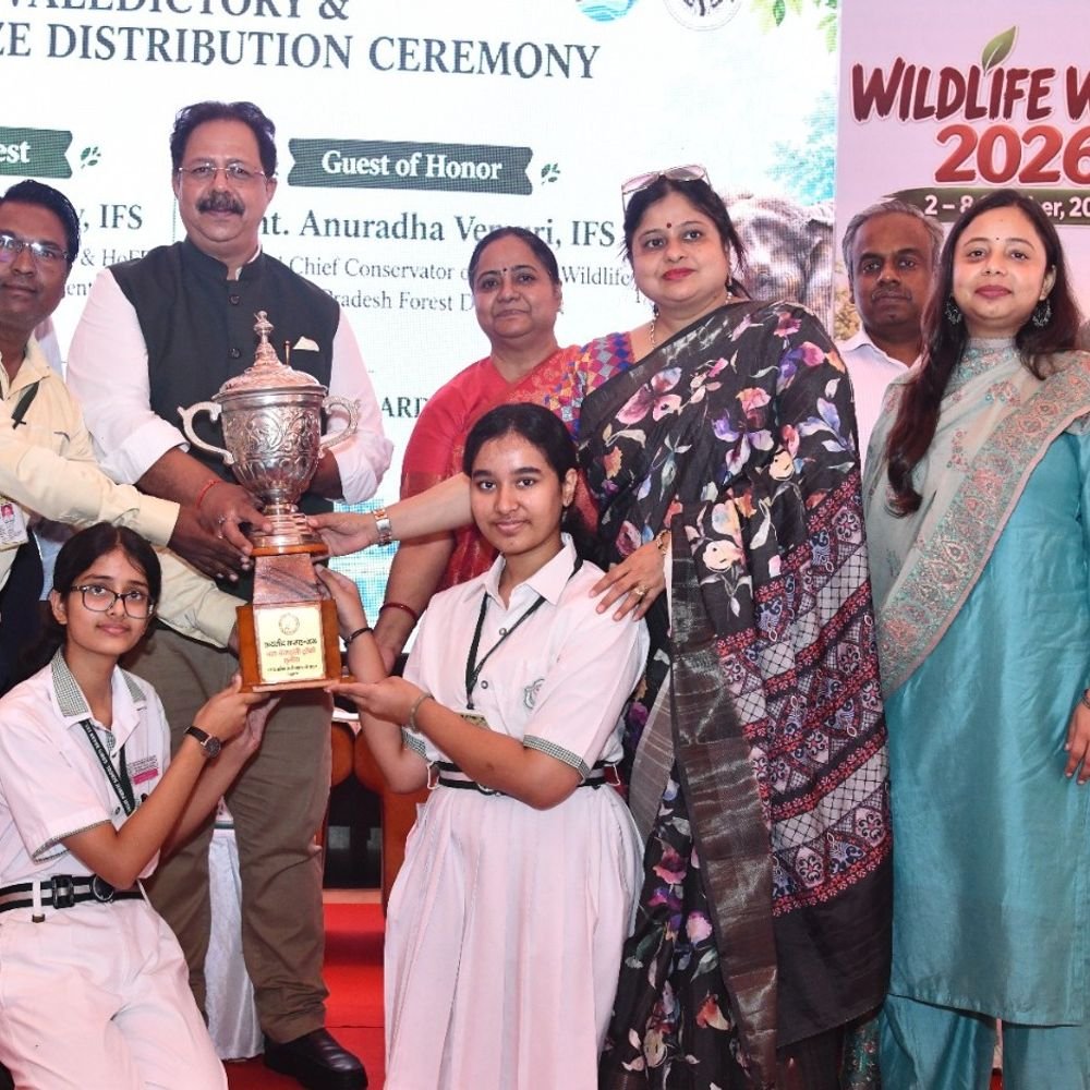 लखनऊ प्राणि उद्यान में वन्य प्राणी सप्ताह 2026 का समापन:प्रधान मुख्य वन संरक्षक ने इंडोर वार्ड का लोकार्पण किया, छात्र-छात्राएं शामिल हुए