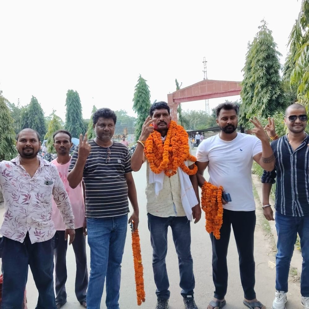 शिवनगर वार्ड-7 में संतोष पांडेय 55 वोट से जीते:महराजगंज में सभासद पद के उपचुनाव की मतगणना पूरी