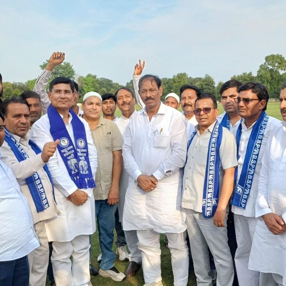 आकाश आनंद की जनसभा से पहले भाजपा को झटका:बुलंदशहर में सांसद भोला सिंह के करीबी ब्लॉक प्रमुख बसपा में शामिल, 28 अक्टूबर होगी रैली
