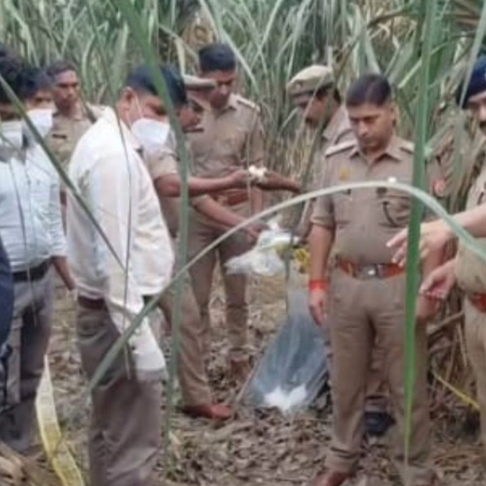 बागपत में गन्ने के खेत में मिला युवक का शव:हत्या की आशंका, गले और चेहरे पर चोट के निशान, पुलिस ने केस दर्ज किया