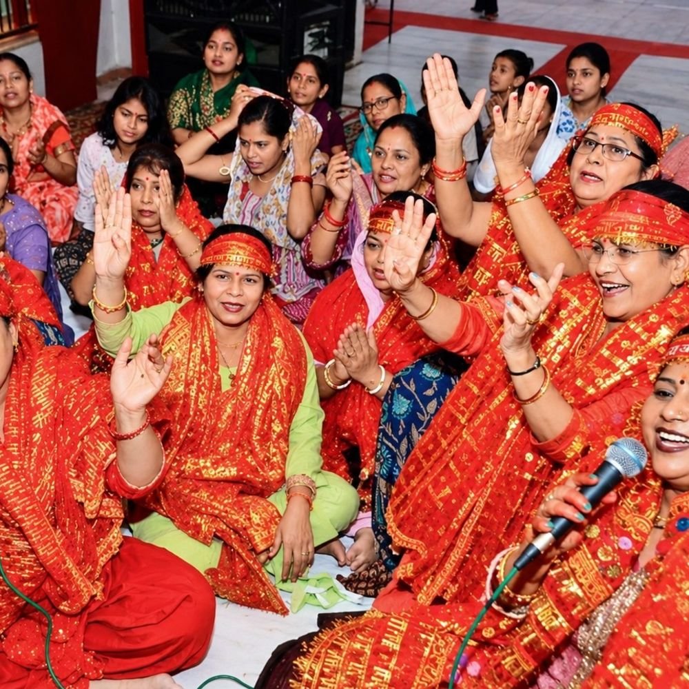 मनोकामना मंदिर में स्कंदमाता की पूजा:भक्तों ने की आराधना, संतान सुख और शांति के लिए मांगा आशीर्वाद