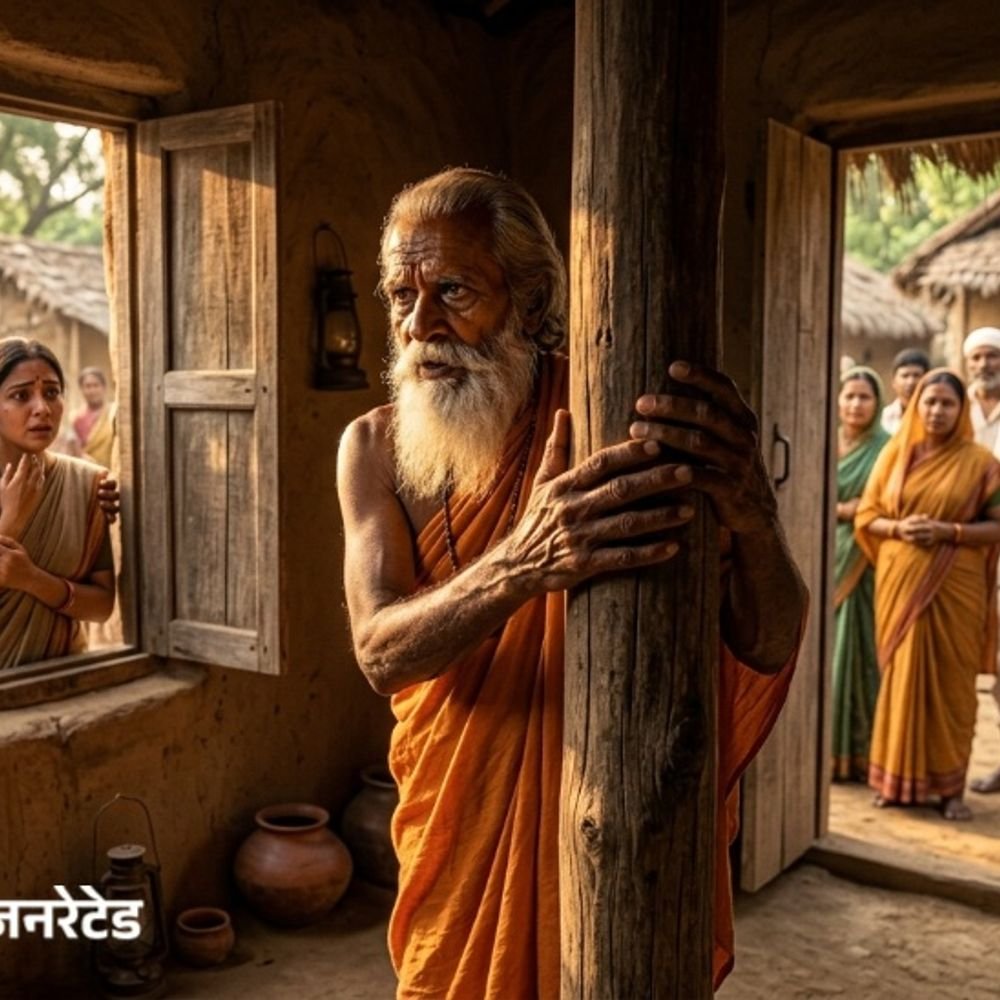 कथा: संत ने खंभा पकड़कर कहा- इसने मुझे पकड़ा है:8 बातें ध्यान रखेंगे, तो मुश्किल समय में भी घर-परिवार में प्रसन्नता बनी रहेगी