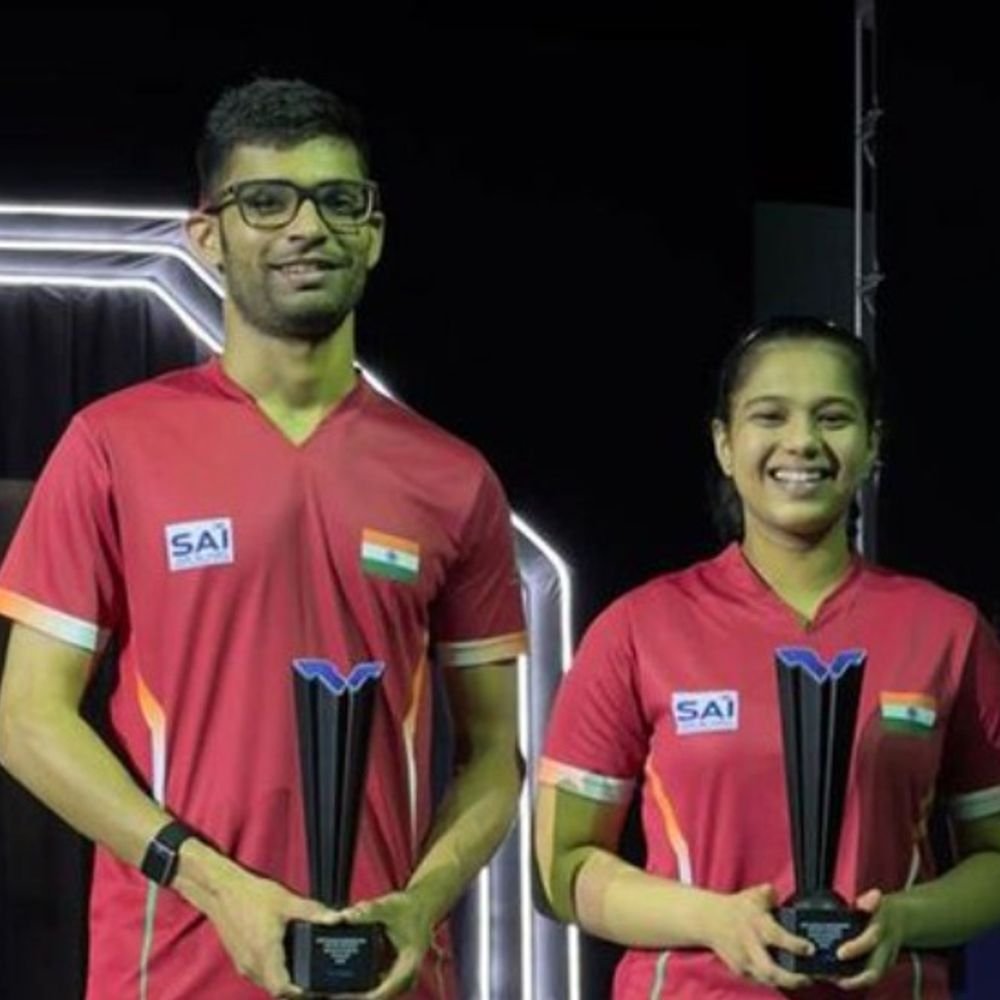 एशियन टेबल टेनिस चैंपियनशिप में हरमीत-यशस्विनी का पदक पक्का:मिक्स्ड डबल्स कैटेगरी में 72 साल बाद मेडल, सेमीफाइनल में जापानी जोड़ी से मैच