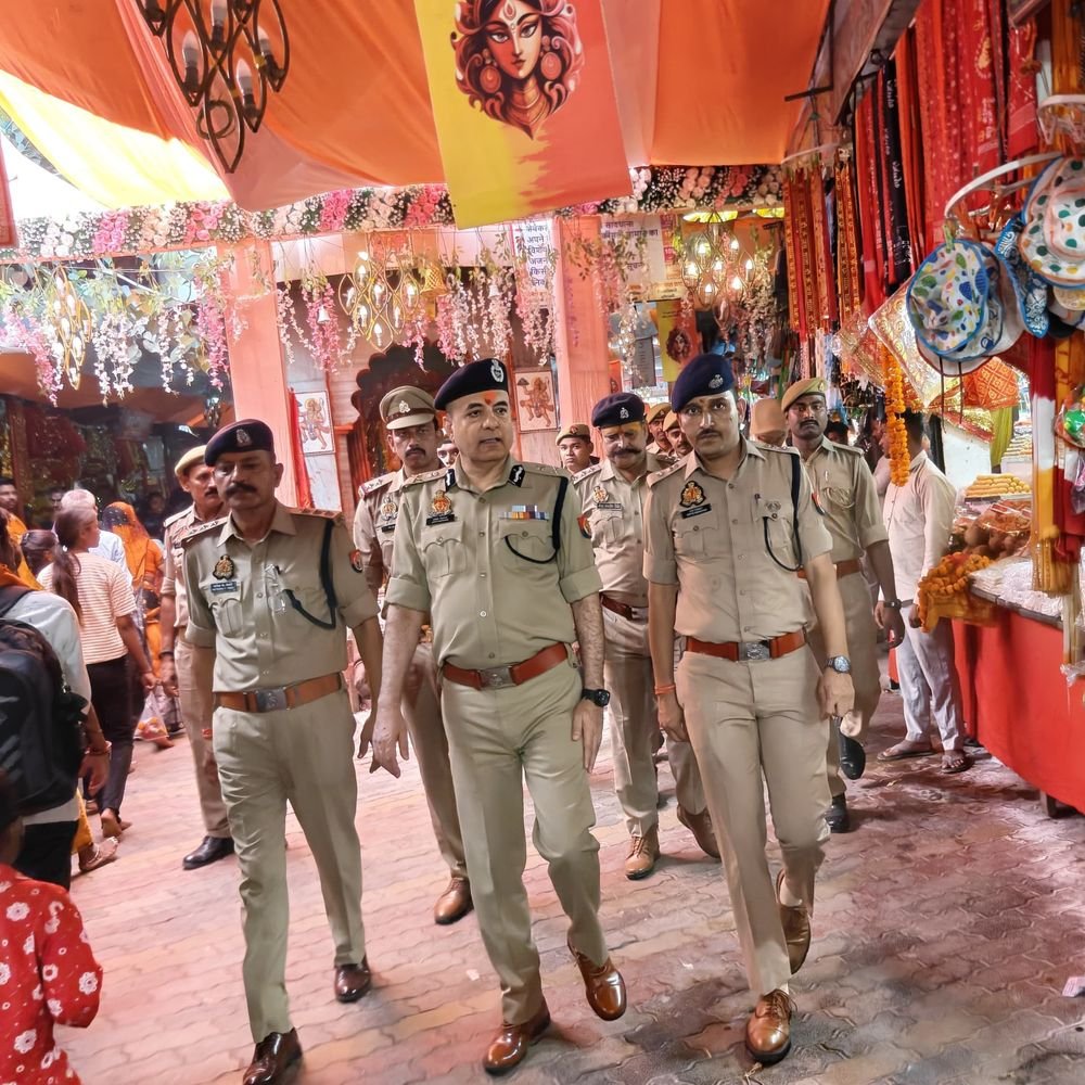 कड़ाधाम मेले की सुरक्षा परखने पहुंचे एडीजी:मां शीतला मंदिर और कुबरी घाट का किया निरीक्षण, 258 पुलिसकर्मी और 46 चौकीदार तैनात