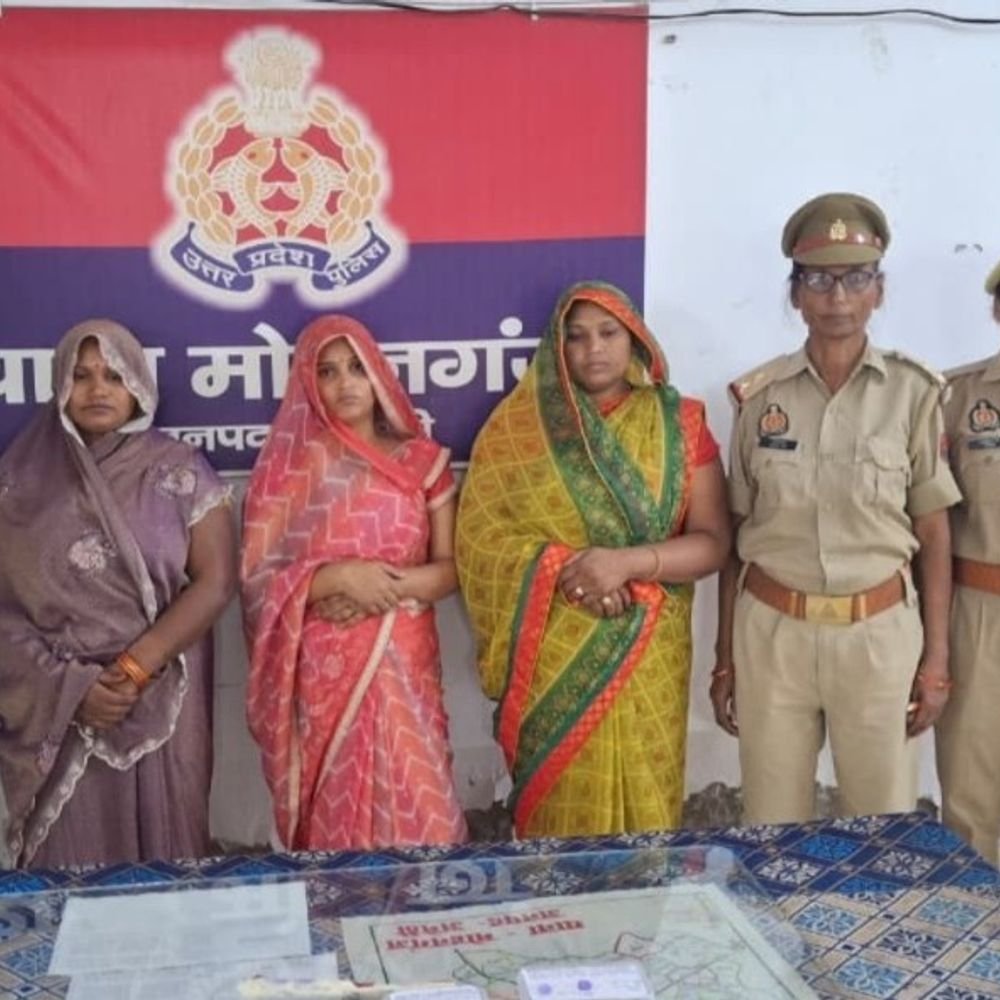 घूंघट वाली लुटेरी गैंग का खुलासा:अमेठी में घूंघट की आड़ में चाकू दिखाकर करती थीं लूट, 3 जिलों की 3 महिलाएं गिरफ्तार