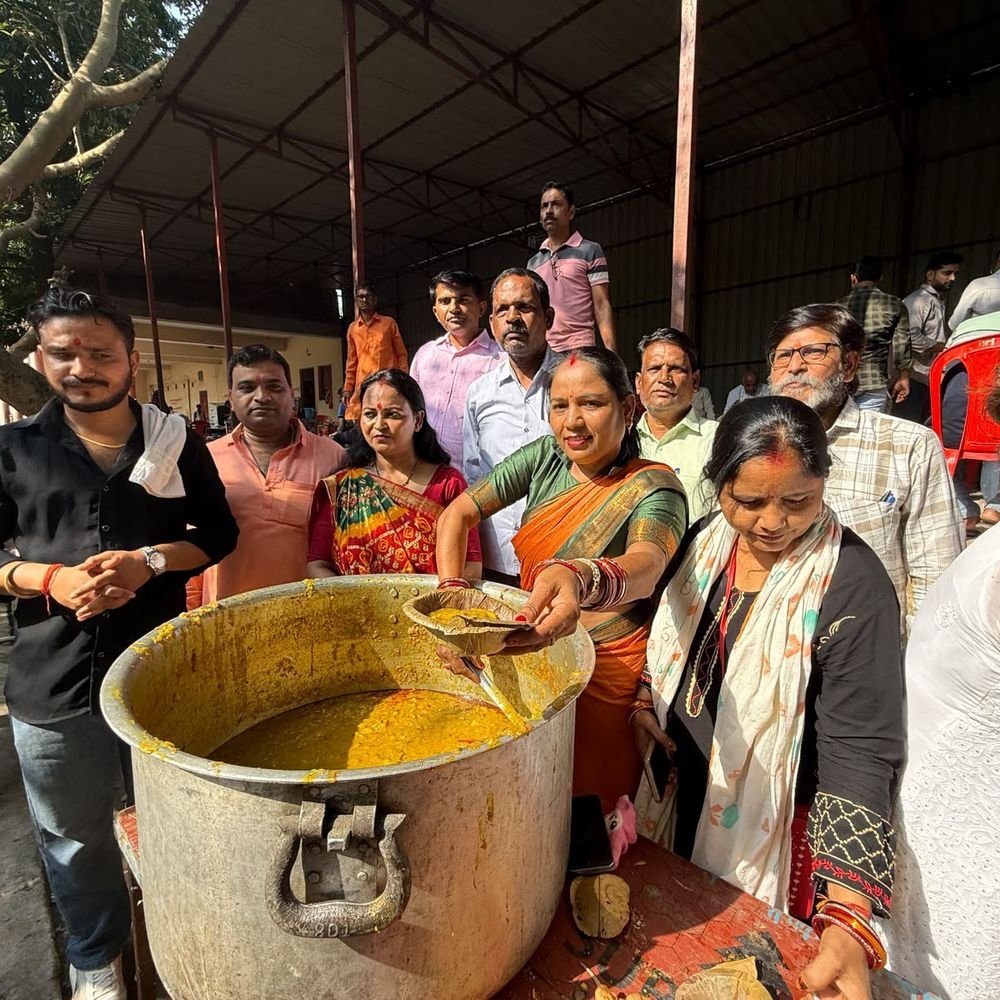घाटमपुर में 9 दिवसीय भंडारा आयोजित:श्रद्धालुओं के धार्मिक आस्था और सेवा भाव को बढ़ावा देना उद्देश्य