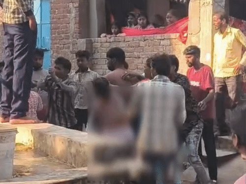 घर में घुसकर बुजुर्ग दंपती से मारपीट का आरोप, VIDEO:फतेहपुर में बेटे ने दी जान से मारने की धमकी देने की शिकायत