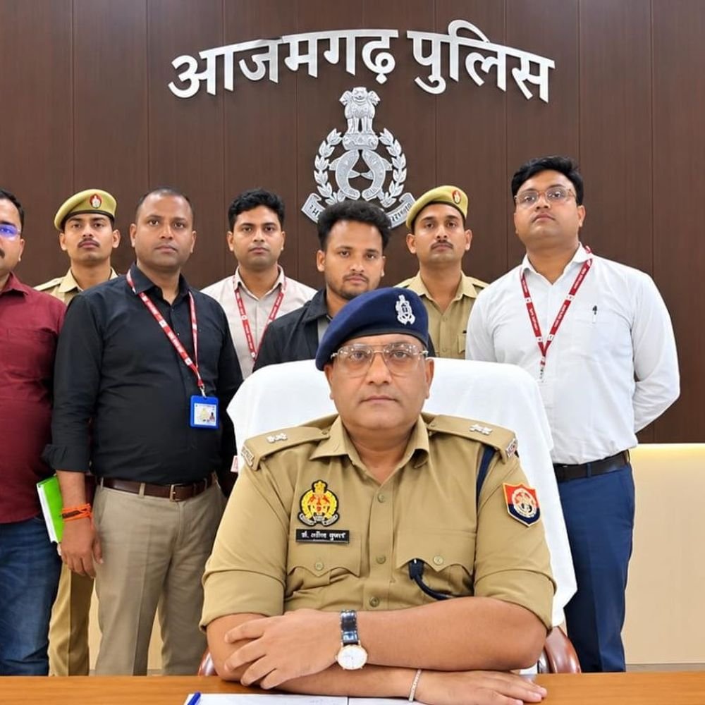 आजमगढ़ में लड़की की फर्जी पहचान बनाकर ठगी:साइबर सेल ने युवक को किया गिरफ्तार, टेलीग्राम पर अश्लील वीडियो कॉलिंग और आपत्तिजनक सामग्री उपलब्ध कराने का आरोप