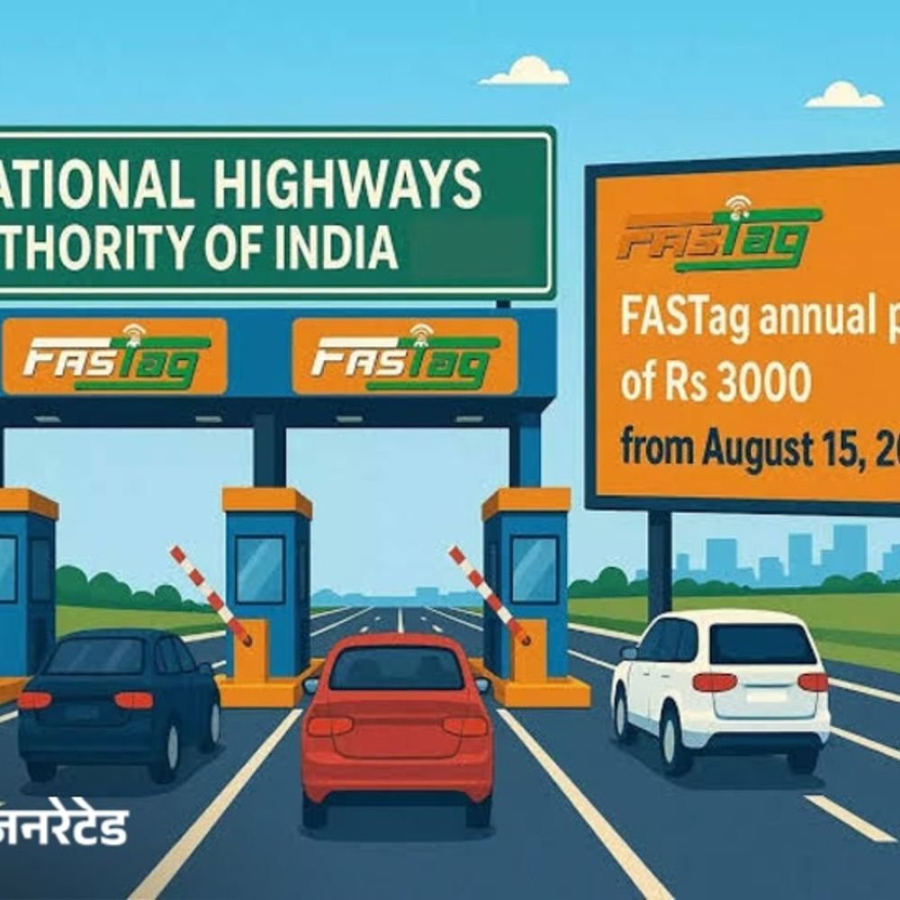 फास्टैग का एनुअल पास 2 घंटे में एक्टिवेट होगा:3075 रुपए में एक साल तक 200 टोल फ्री में क्रॉस कर सकेंगे, जानें कैसे अप्लाई करें