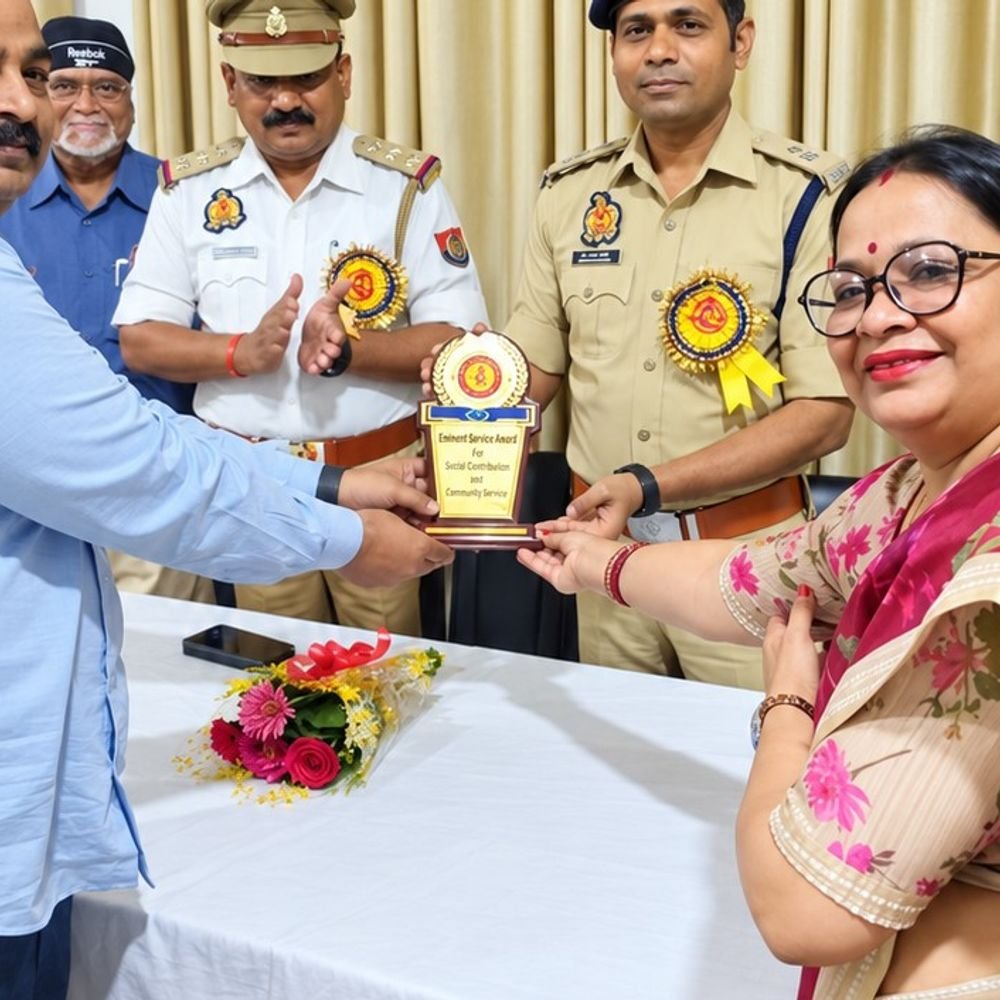 गोरखपुर में सड़क सुरक्षा जागरूकता कार्यक्रम:छात्राओं को बताएं जरूरी ट्रैफिक नियम, एसपी ने समझाए हेलमेट के फायदे