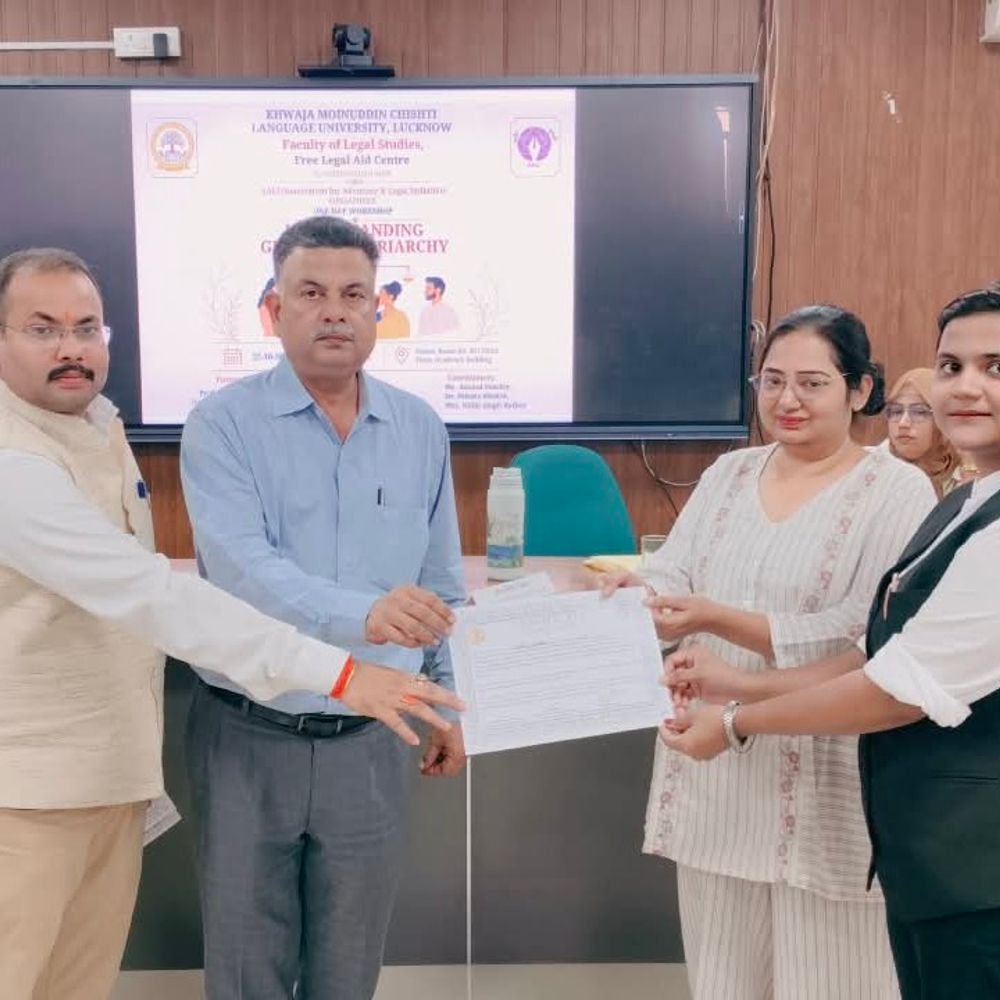 भाषा विश्वविद्यालय में विधिक कार्यशाला:असमानता, पितृसत्तात्मक व्यवस्था, सामाजिक रूढ़ियों और भेदभाव के मुद्दों पर चर्चा