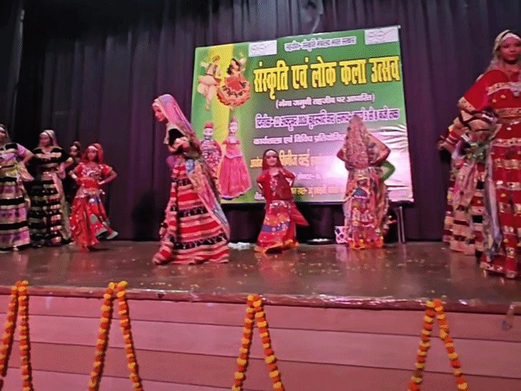 लखनऊ में संस्कृति उत्सव में लोक कलाओं की रंगारंग प्रस्तुतियां:पंजाबी, राजस्थानी नृत्य, कथक और भरतनाट्यम ने दर्शकों का मन मोहा