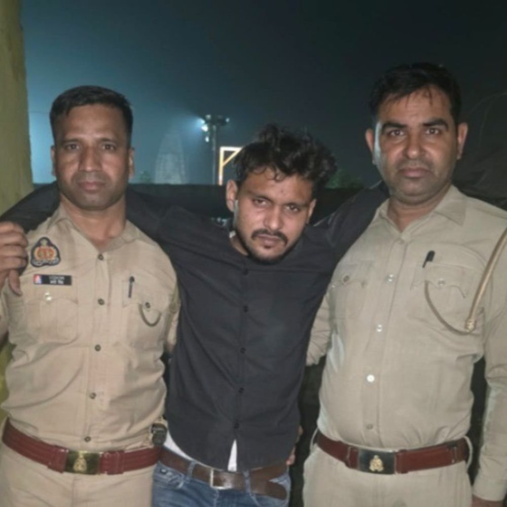 मेरठ में चेन लूट के आरोपी बदमाश का एनकाउंटर:पैर में लगी गोली, महिला से चेन लूट, सड़क पर कई मीटर घसीटा था