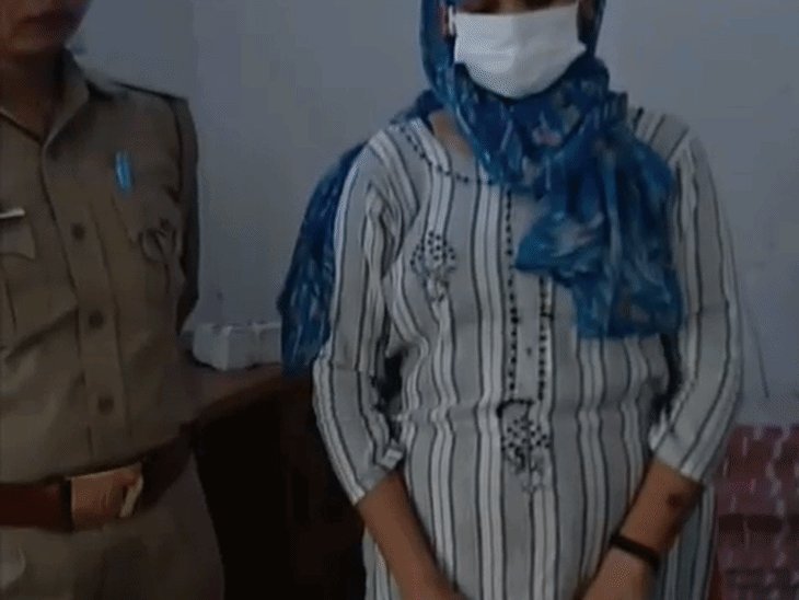 बीमार महिला की देखभाल करने आई अटेंडेंट निकली चोर:नोएडा पुलिस ने लाखों की ज्वैलरी के साथ पकड़ा, 12 दिन में घर से हुई थी फरार