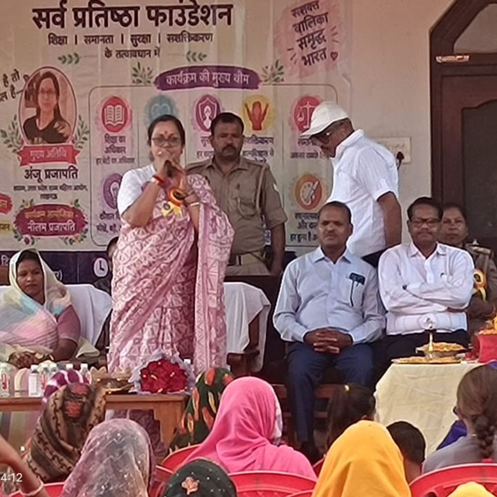 करौंदीकला में अंतरराष्ट्रीय बालिका दिवस कार्यक्रम:सशक्त बालिका समृद्ध भारत का संदेश, सुरक्षित माहौल देने का लिया संकल्प