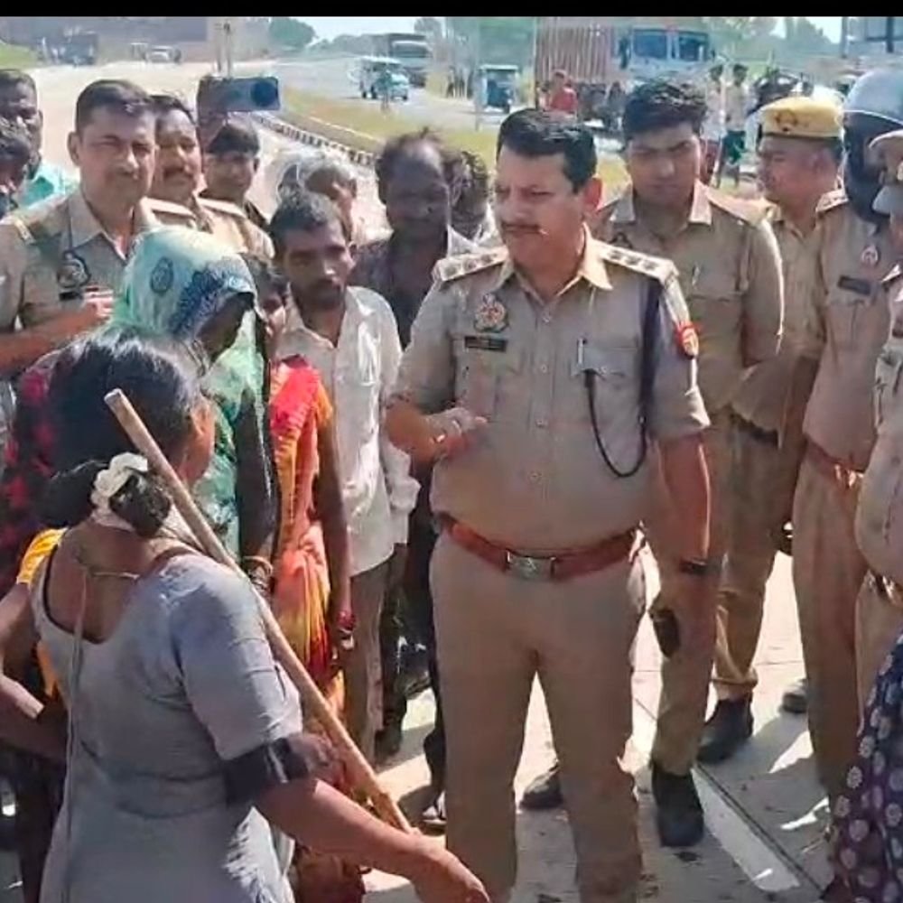 15 हजार के लेनदेन के विवाद में युवक की मौत:कौशांबी में परिजनों ने हाईवे जाम किया; 3 दिन बाद शव मिलने से आक्रोश, हत्या का आरोप