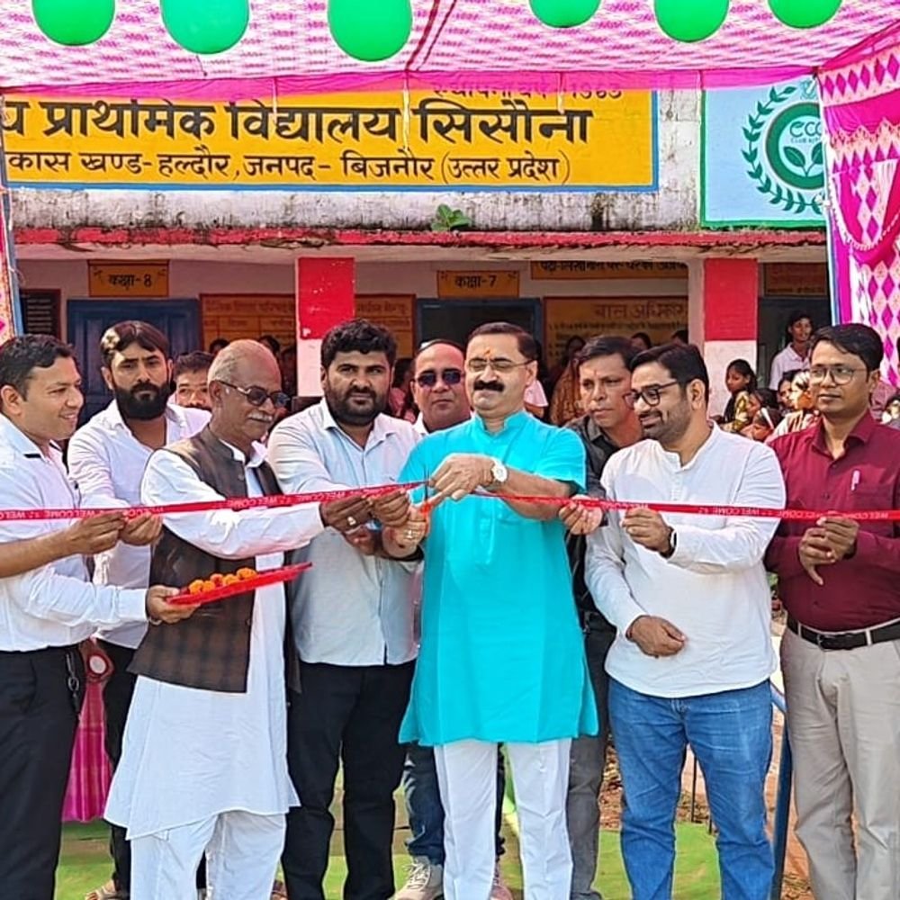 बिजनौर में पंचायत स्तरीय खेलकूद प्रतियोगिता:विद्यार्थियों ने दौड़, कबड्डी, खो-खो और गोला फेंक में लिया भाग