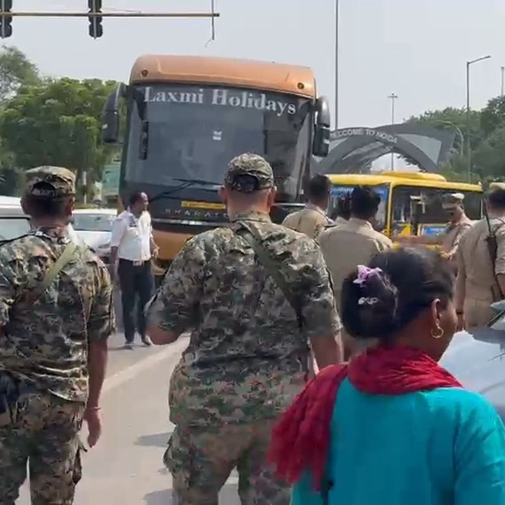 दिल्ली में प्रदर्शन से पहले बॉर्डर पर भारी फोर्स तैनात:BSF के जवान भी मौजूद, संदिग्ध वाहनों की हो रही चेकिंग
