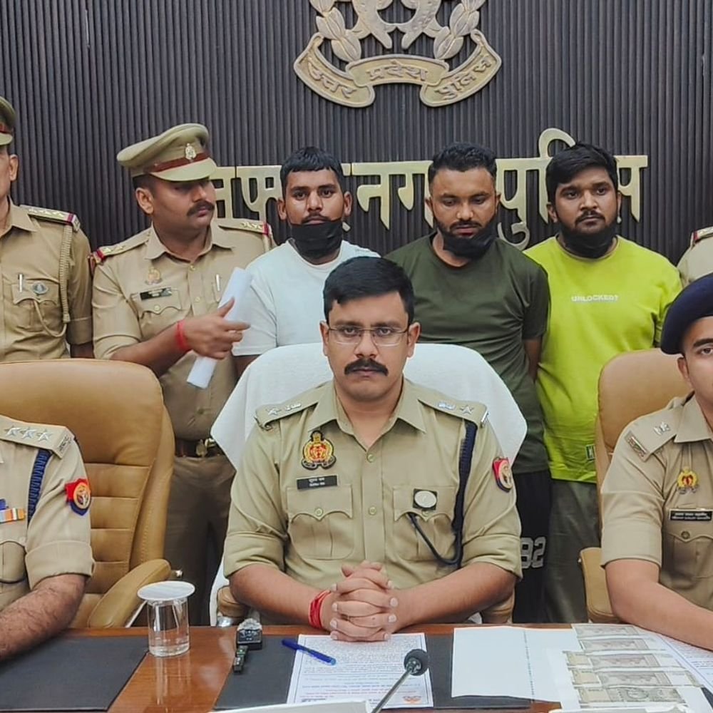 वेब सीरीज देखकर छाप डाले लाखों के नकली नोट:मुजफ्फरनगर पुलिस ने दबोचे 3 शातिर, 5.26 लाख रुपए से ज्यादा की जाली करंसी बरामद