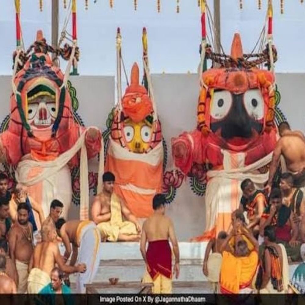 भगवान जगन्नाथ को भा रहा वृंदावन का यमुना तट:हरे-भरे कुंभ क्षेत्र में पांच से बढ़कर सात दिवसीय हुआ प्रवास, 24 दिव्य झांकियों के दर्शन को उमड़ रहे श्रद्धालु