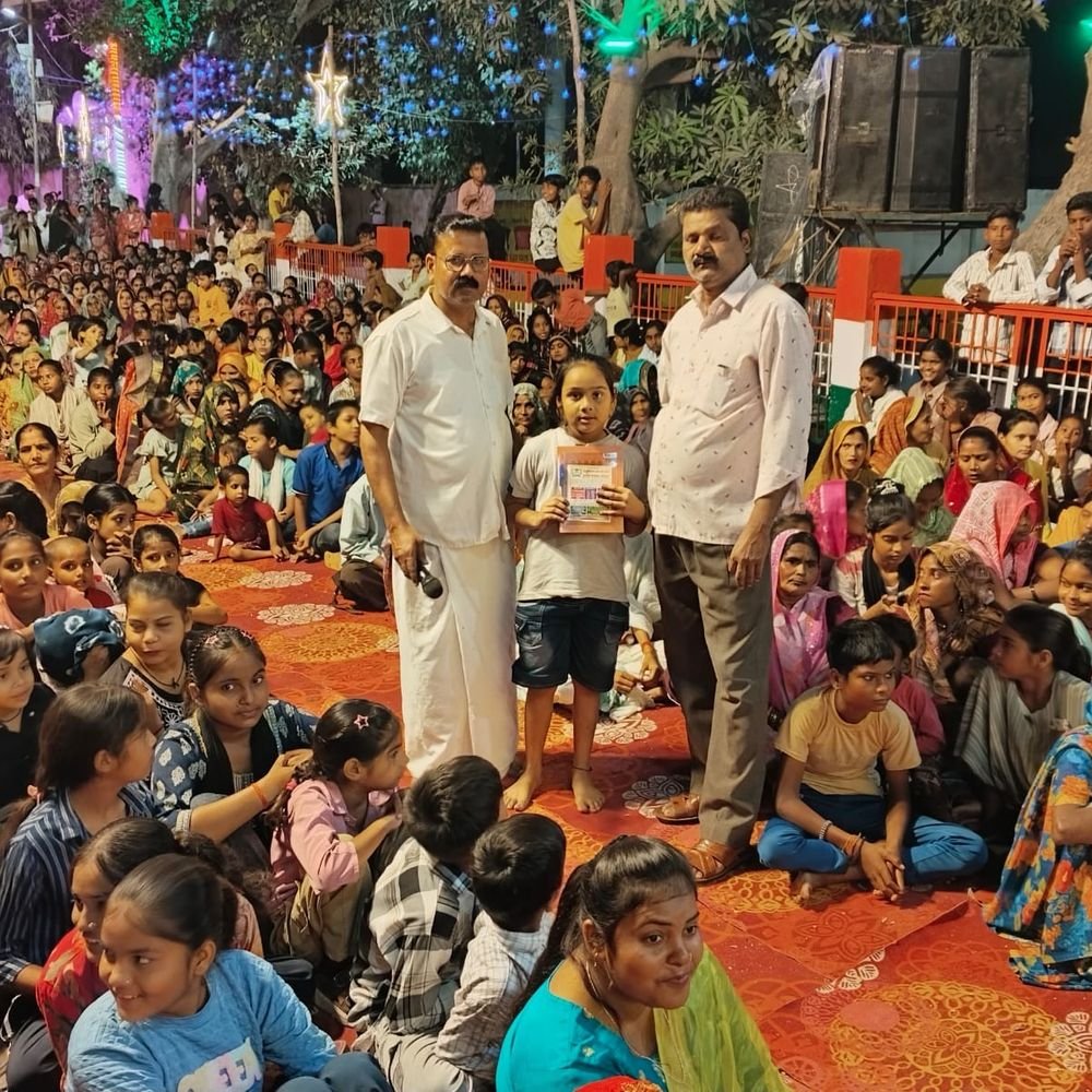 दुर्गा पंडाल में सामान्य ज्ञान प्रतियोगिता:सिकंदरा में बच्चों को मिला सम्मान, शिक्षा के प्रति बढ़ाया गया रुझान