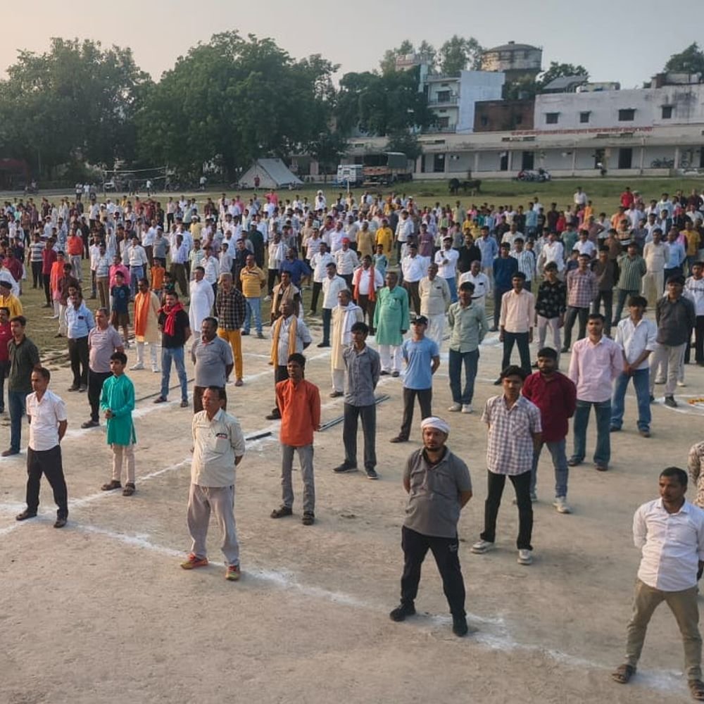 संघ के शताब्दी वर्ष समापन पर 200 शाखाओं का संगम:प्रांत प्रचारक बोले- शाखा मेंढक की तरह कमजोर नहीं, सिंह की तरह बलिष्ठ बनाती है