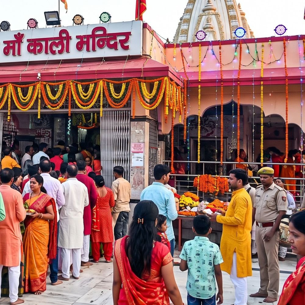 खेदाई नारायणपुर में भंडारा कल:मां काली का भव्य श्रृंगार भी होगा, भारी संख्या में जुटेंगे श्रद्धालु