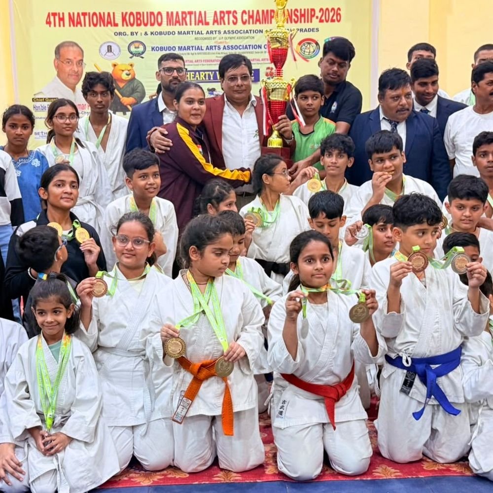 CSJMU में कोबुडो मार्शल आर्ट्स चैंपियनशिप:10 राज्यों के खिलाड़ियों ने भाग लिया, यूपी के हिस्से में 40 गोल्ड मेडल