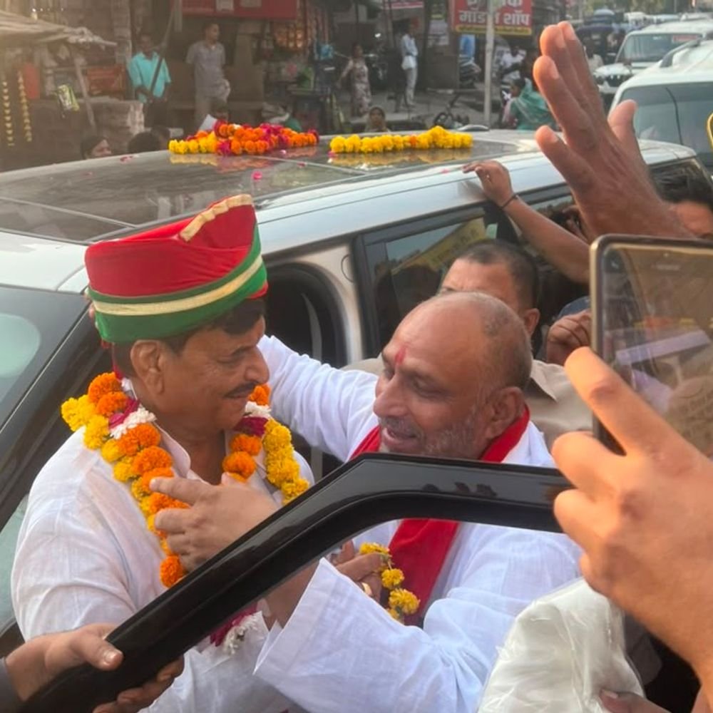 कानपुर देहात में शिवपाल यादव ने भाजपा पर साधा निशाना:राम मंदिर और सनातन को लेकर उठाए सवाल, कहा- अब असली सनातनियों की सरकार बनेगी