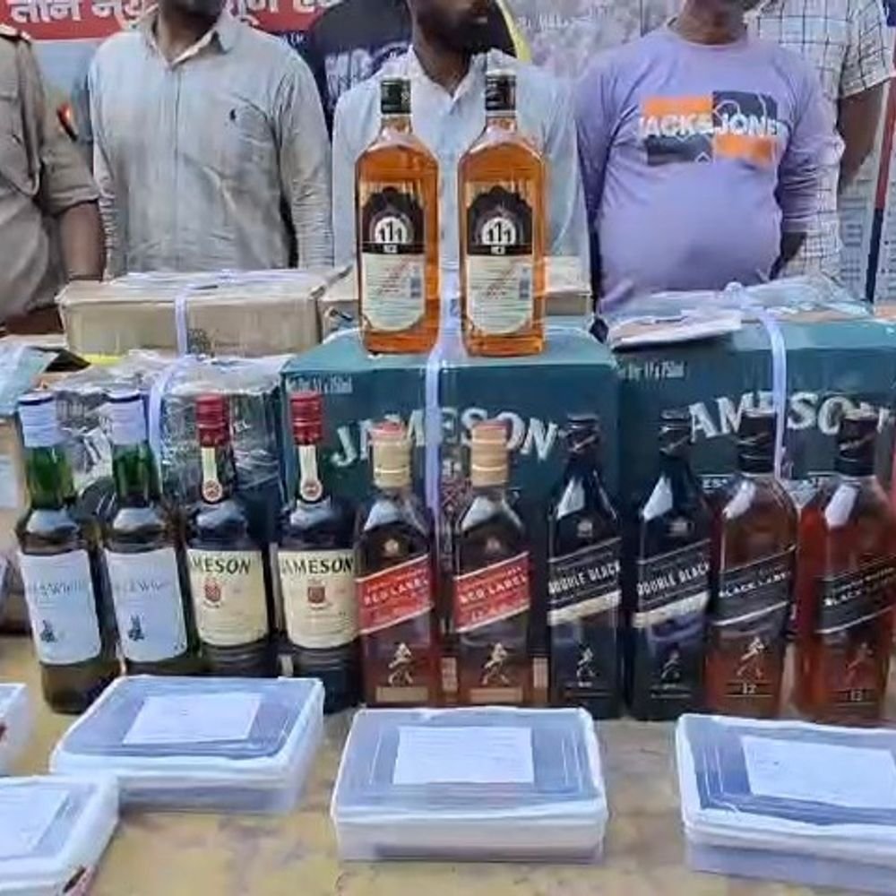 ब्रांडेड बोतलों में सस्ती शराब भरकर बेचने वाले 7 गिरफ्तार:मुजफ्फरनगर से कई जिलों में शराब सप्लाई करते थे