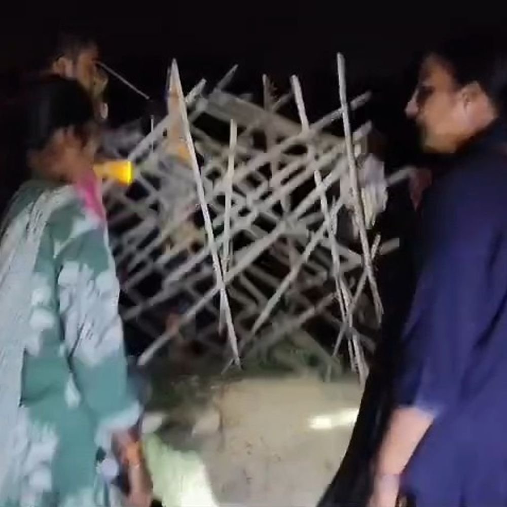 झोपड़ी में सो रही 3 साल की बच्ची से दुष्कर्म:माता-पिता फसल काट रहे थे, आरोपी युवक हिरासत में