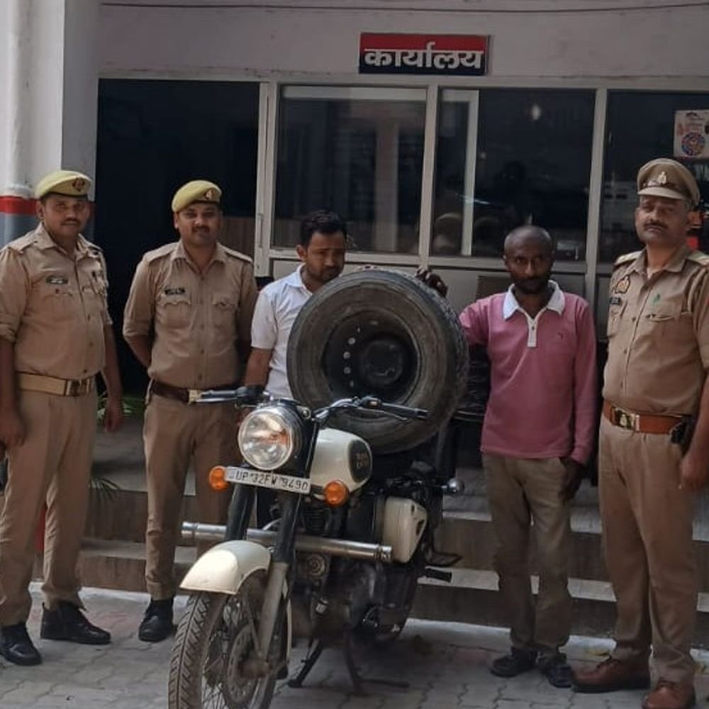 बिजनेस की रंजिश में चुराया गाड़ी का पहिया:2 शातिर चोर गिरफ्तार; आरोप सोनू पर पहले से दर्ज है हत्या का केस