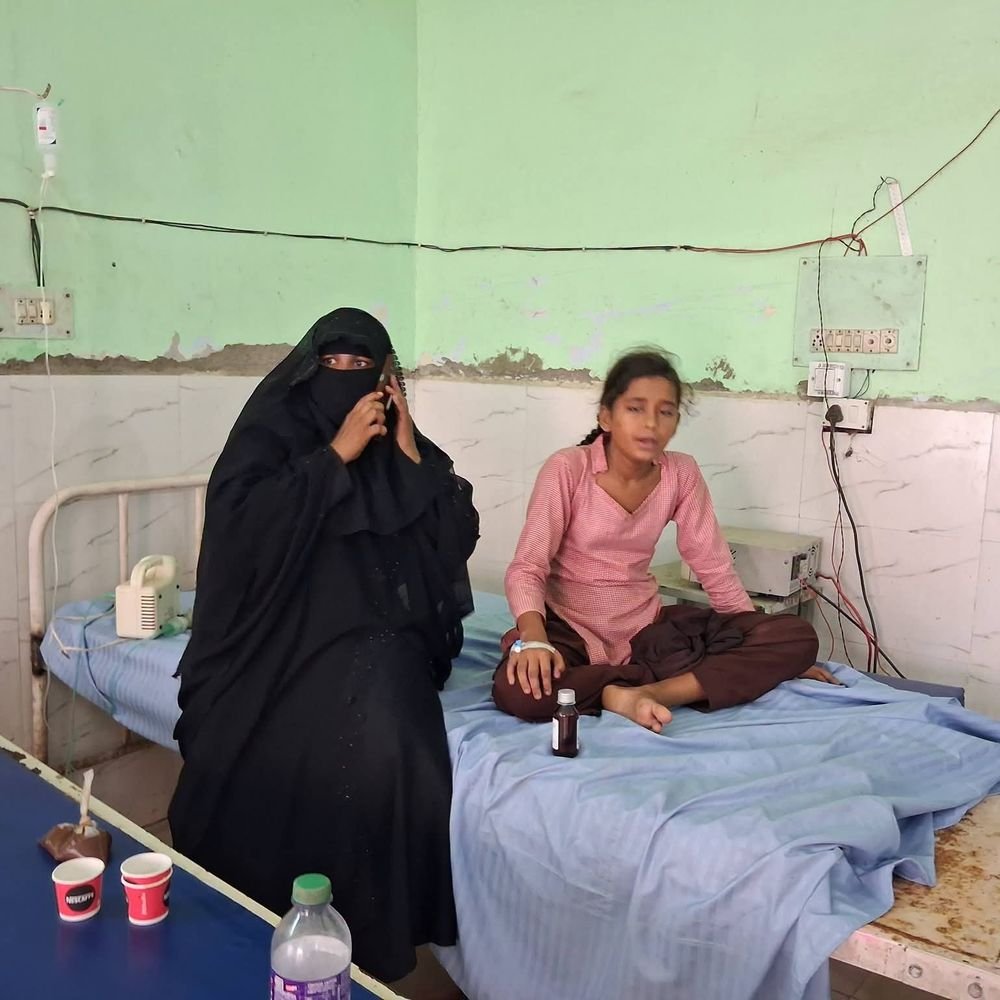 सीतापुर में कस्तूरबा विद्यालय की छात्रा की हालत में सुधार:मेडिकल रिपोर्ट में कोई गंभीर समस्या नहीं, खांसी आने के बाद बिगड़ी थी हालत