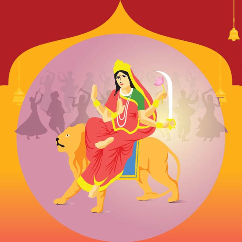 नवरात्रि का छठा दिन:आज देवी कात्यायनी की पूजा में शहद चढ़ाएं, जानिए देवी से जुड़ी कथा और पूजा विधि