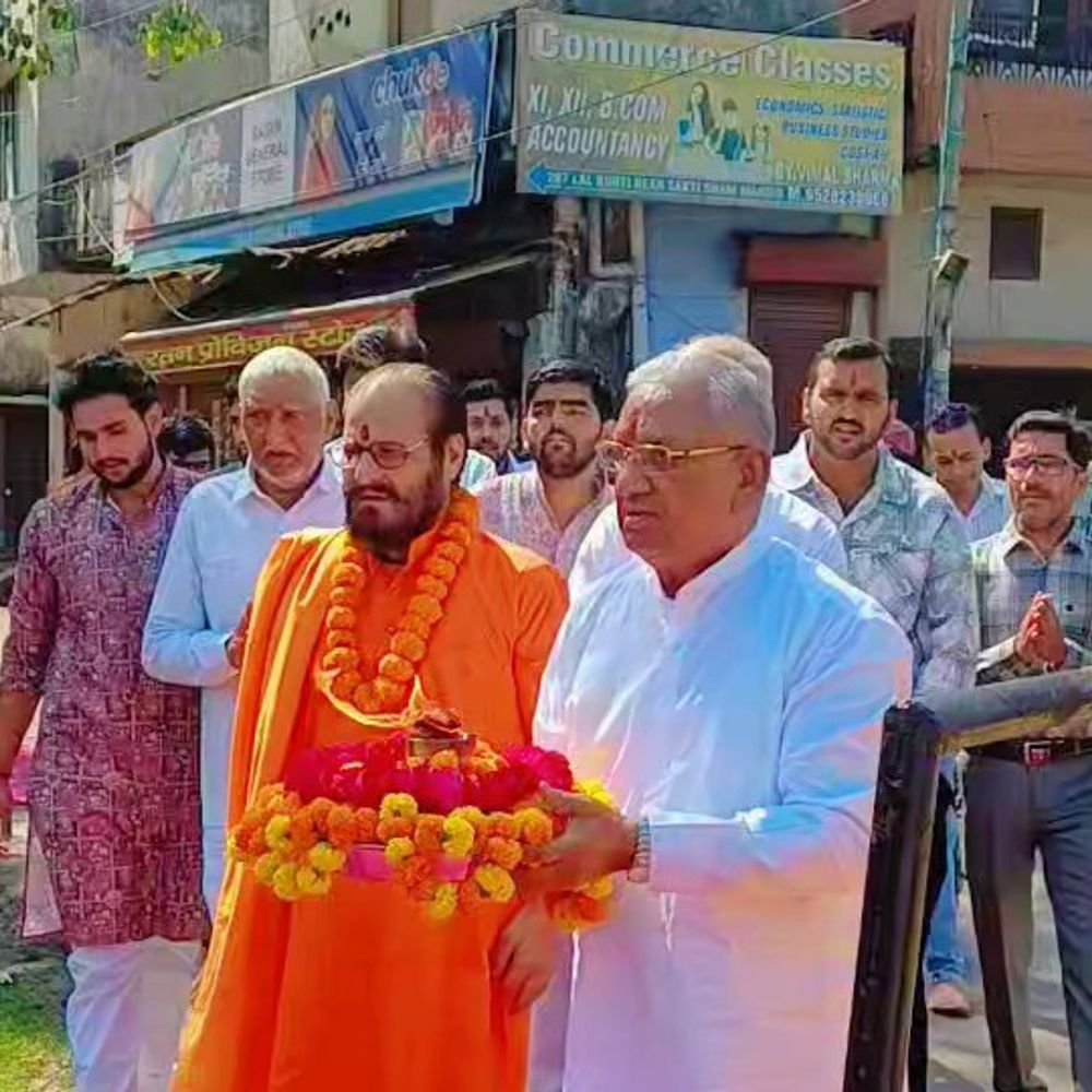 मेरठ के शक्ति धाम मंदिर में अखंड ज्योत:अष्टमी पूजन उपरांत महाआरती, कन्या भोज संग हुआ प्रसाद वितरण