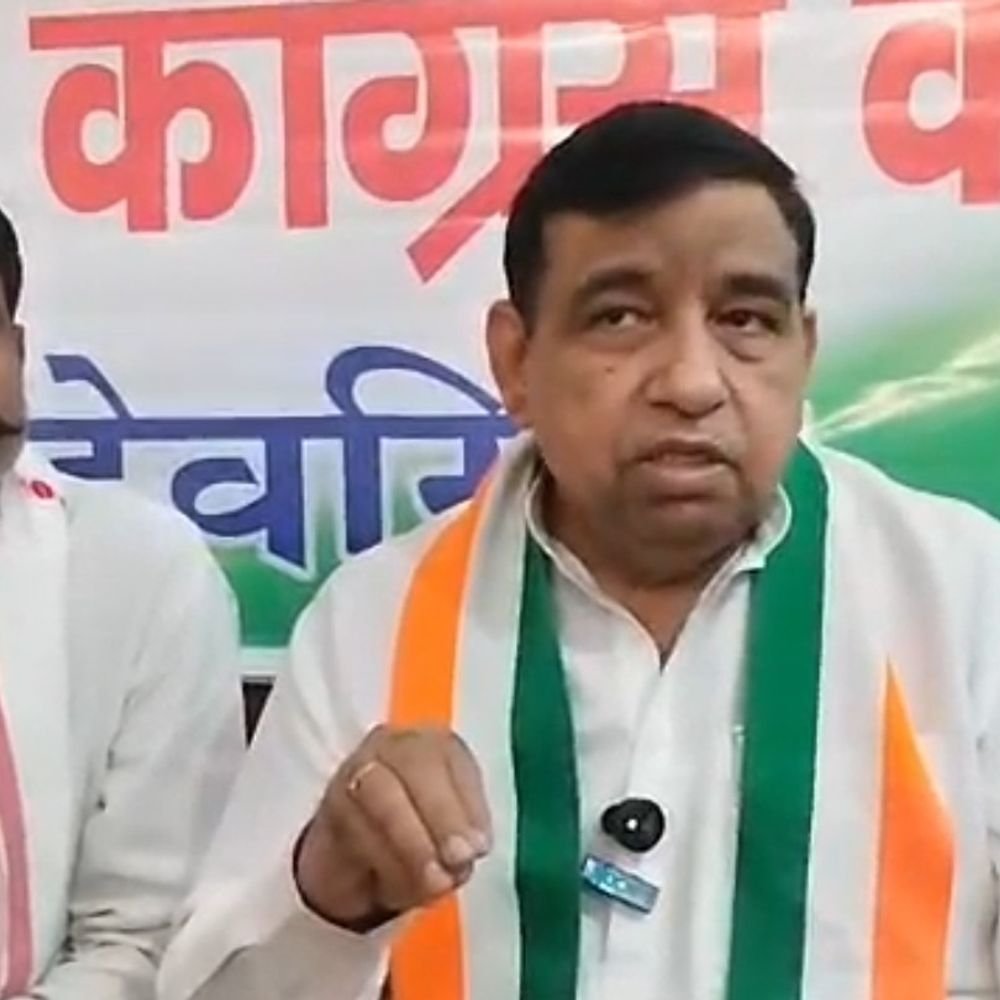 कांग्रेस ने मतदाता सूची में गड़बड़ी पर सवाल उठाए:पूर्व विधायक अनिल भारद्वाज ने- मुख्य चुनाव आयुक्त से इस्तीफे की मांग की