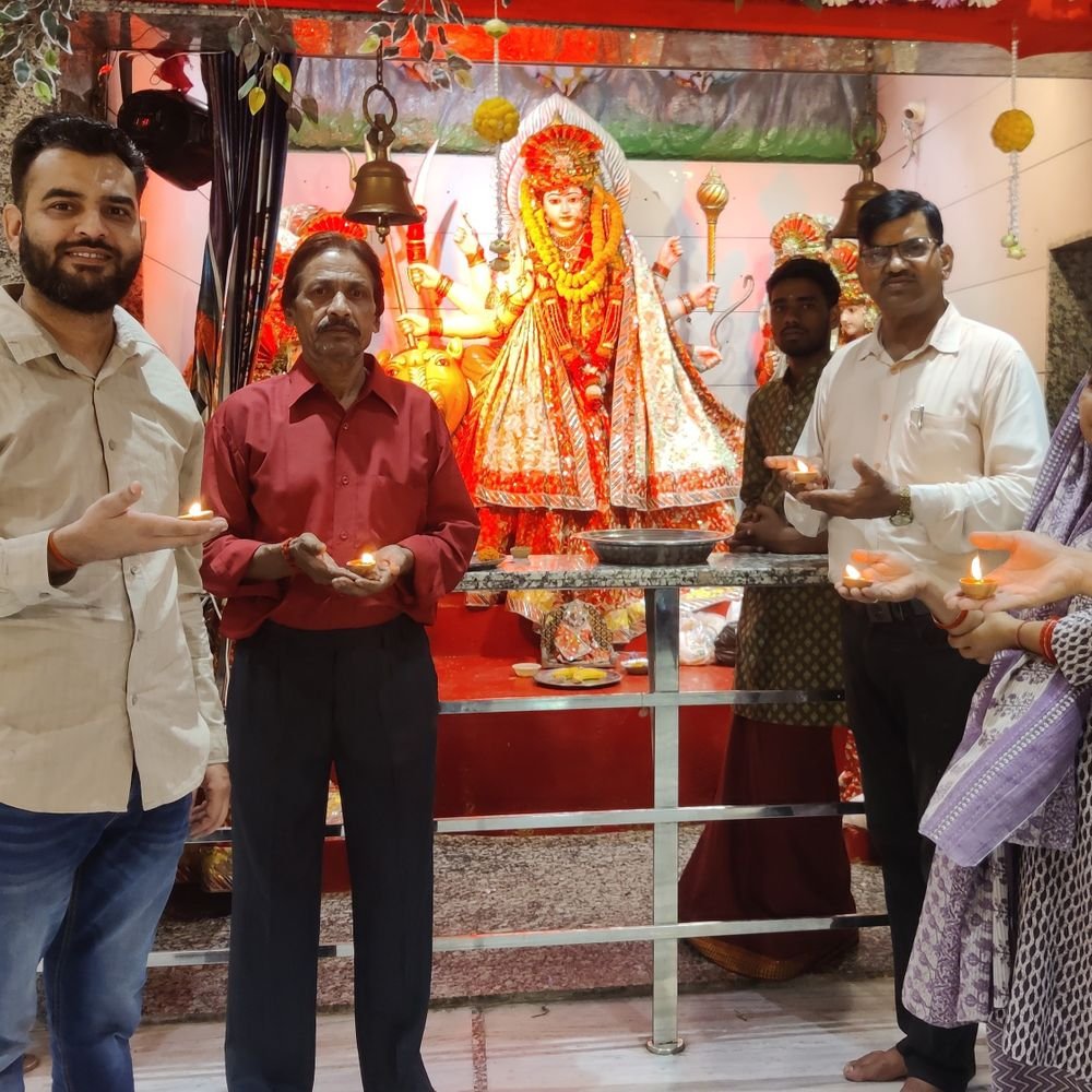 दीप प्रज्वलन कार्यक्रम:नवरात्रि का स्वागत; मानव सेवा संस्थान ने की समाज सेवा की अपील
