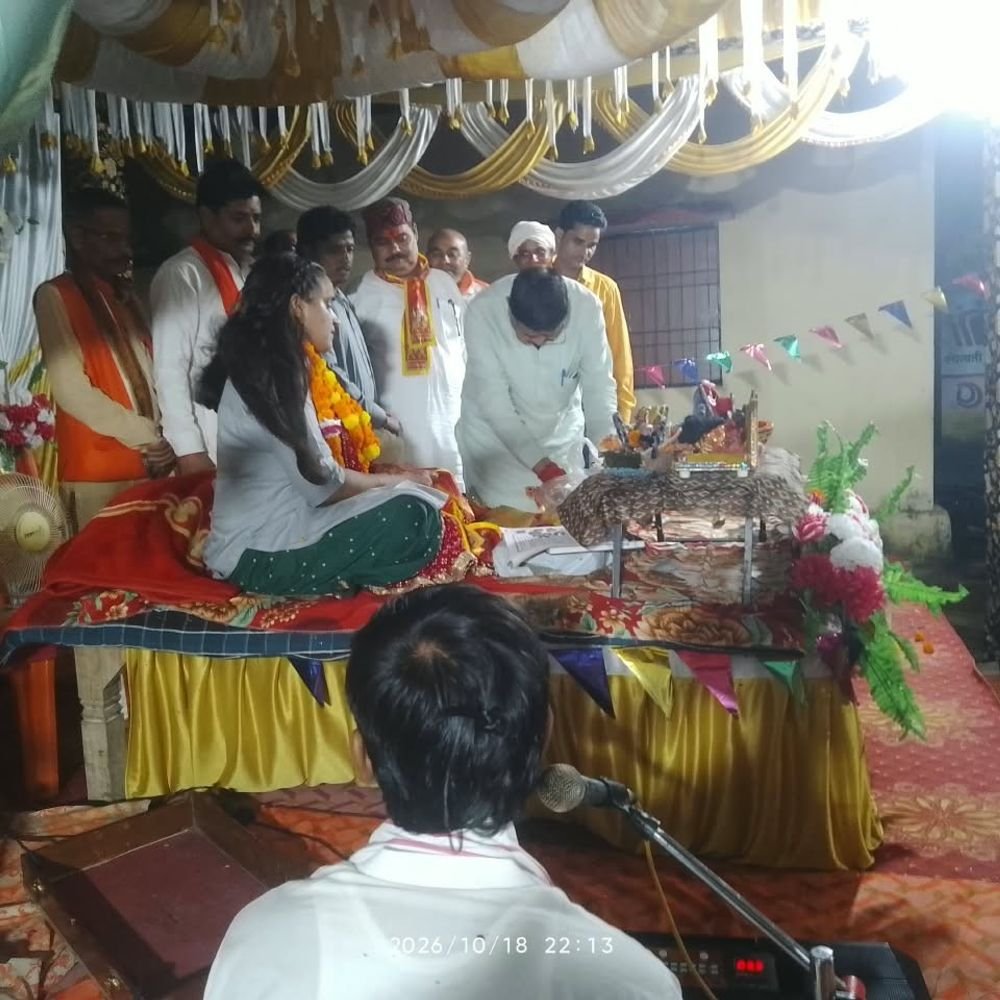 गोंडा में श्रीराम कथा आयोजित:धर्म-अध्यात्म से जोड़ना, एकता, भाईचारे और सामाजिक सौहार्द को बढ़ावा देना उद्देश्य