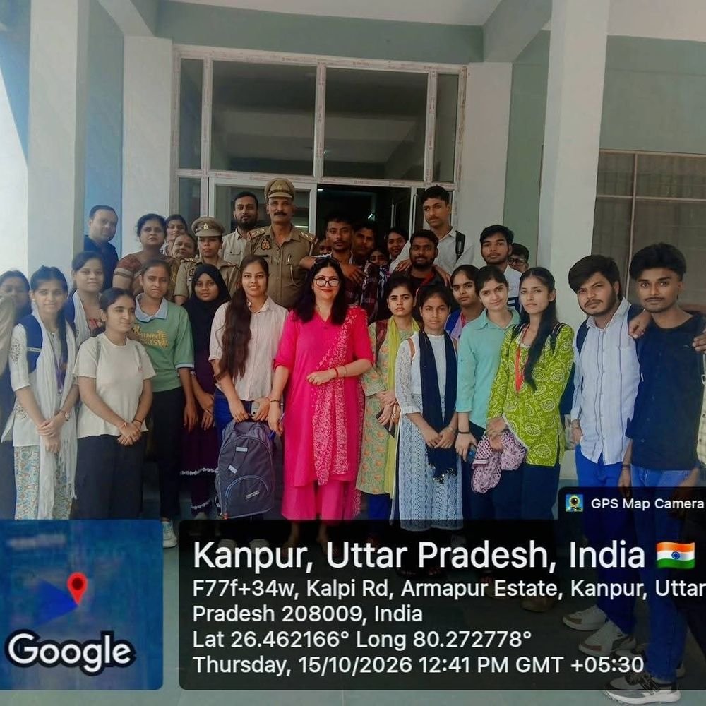 कानपुर में साइबर सुरक्षा जागरूकता कार्यक्रम:विद्यार्थियों को साइबर अपराध, सोशल मीडिया सुरक्षा के बारे में जानकारी दी