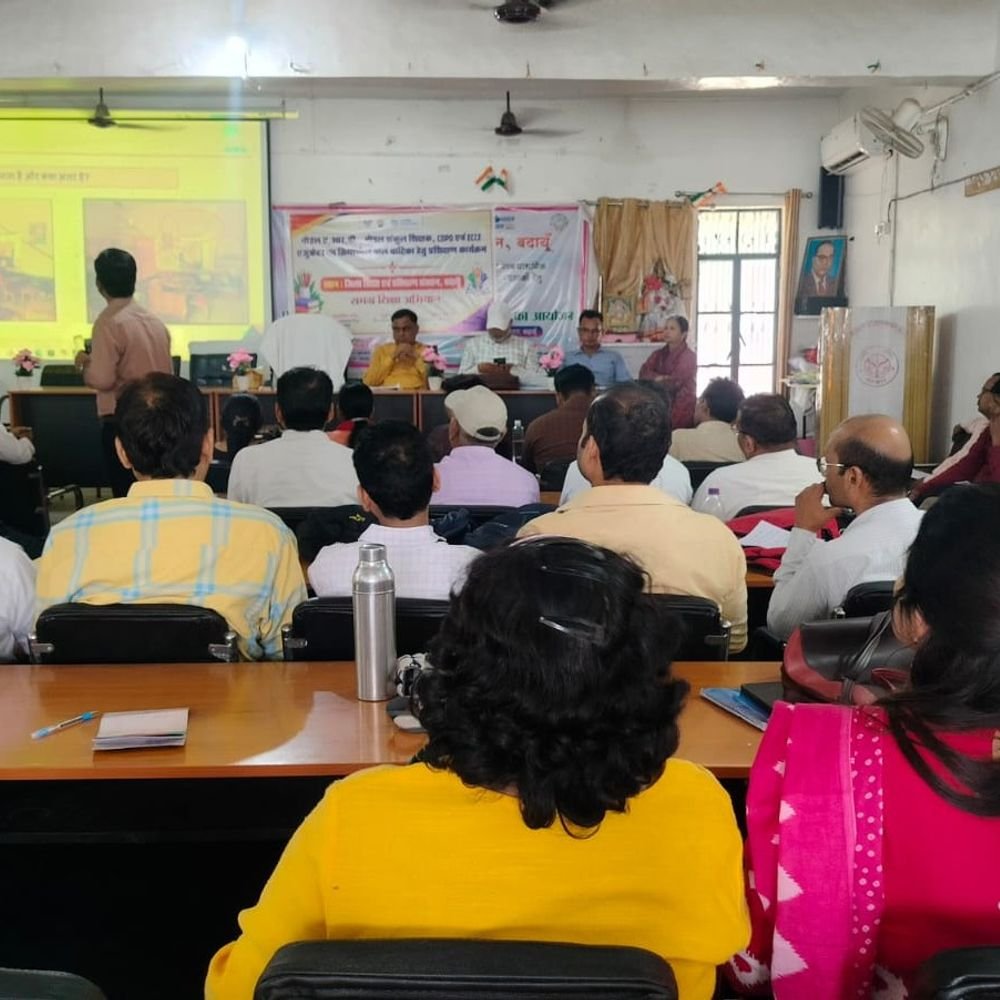 बदायूं में शिक्षकों का प्रशिक्षण:राष्ट्रीय शिक्षा नीति के प्रभावी क्रियान्वयन और विद्यालयों में शैक्षिक गुणवत्ता सुधार पर की चर्चा
