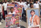 पहलवान हत्याकांड में प्रदर्शन पर केस:साधु यादव समेत 30 पर FIR, कलेक्ट्रेट गेट पर हंगामा और नारेबाजी पर एक्शन